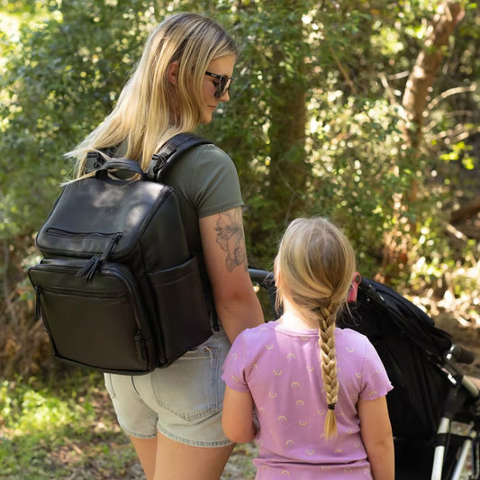 Tilly Backpack Tan | Gold Zip
