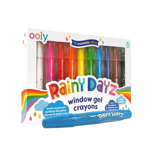 Rainy Dayz Window Gel Crayons