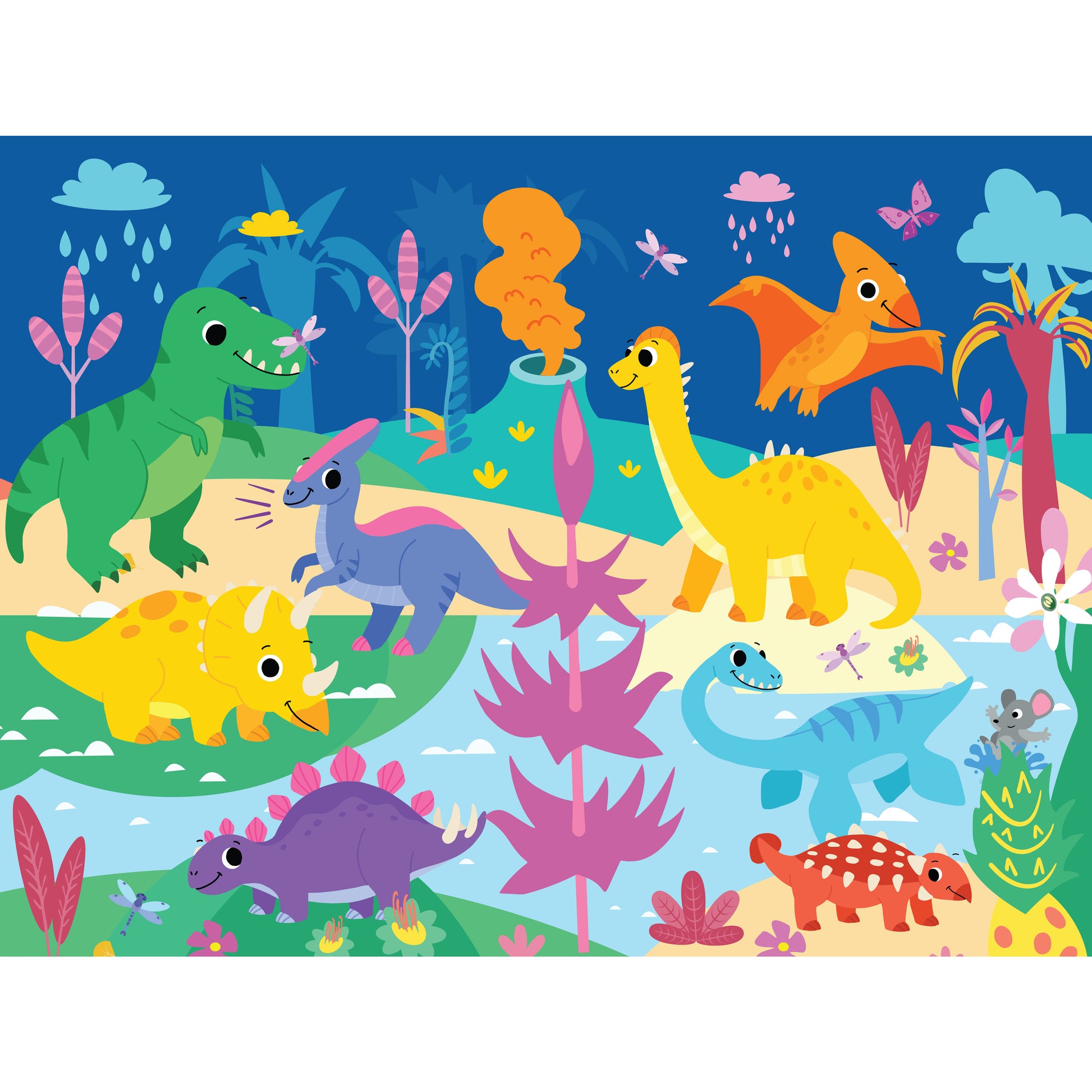 Junior Jigsaw Carry & Play Roarsome Dinosaurs available at Bear & Moo