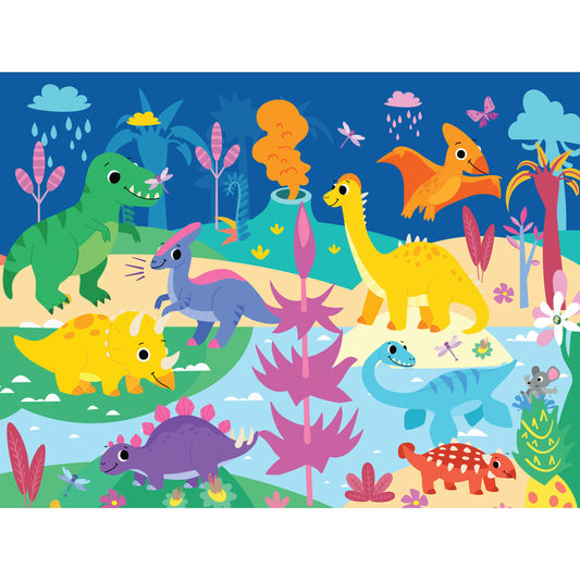 Junior Jigsaw Carry & Play Roarsome Dinosaurs available at Bear & Moo