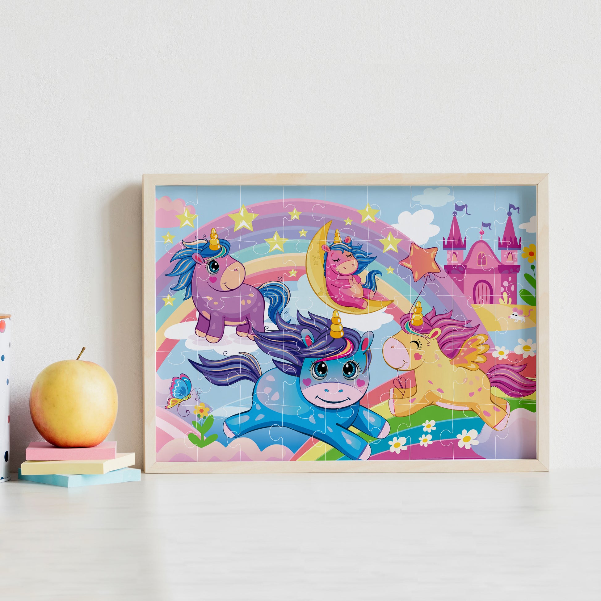 Hinkler Junior Jigsaw Carry & Play Rainbow Unicorns available at Bear & Moo