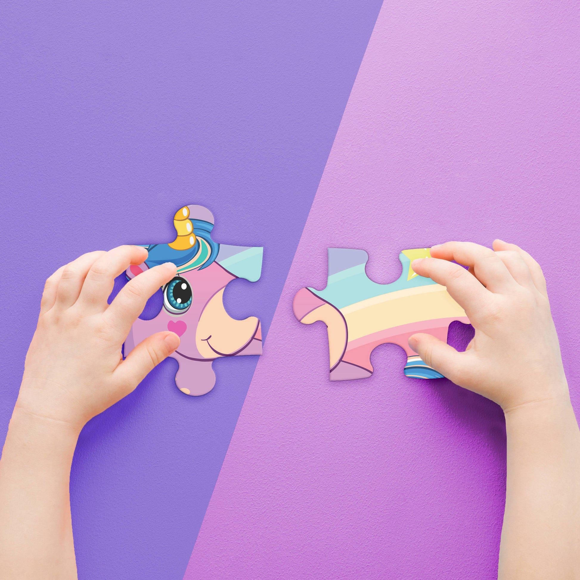 Hinkler Junior Jigsaw Carry & Play Rainbow Unicorns available at Bear & Moo