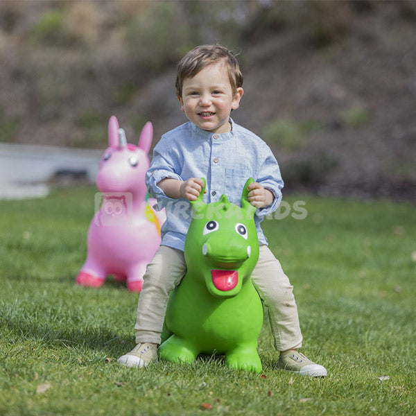 Eurekakids Jumping Unicorn | Inflatable Bouncer Toy available at Bear & Moo
