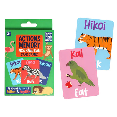 Koha Create Memory Game Te Reo Actions available at Bear & Moo