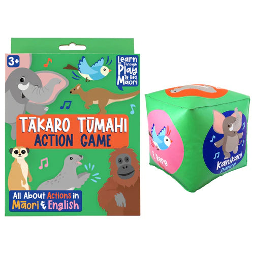 Koha Create Actions in Te Reo Māori Inflatable Cube available at Bear & Moo