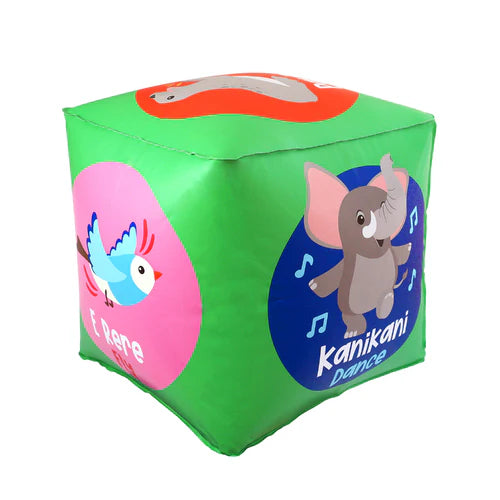 Koha Create Actions in Te Reo Māori Inflatable Cube available at Bear & Moo