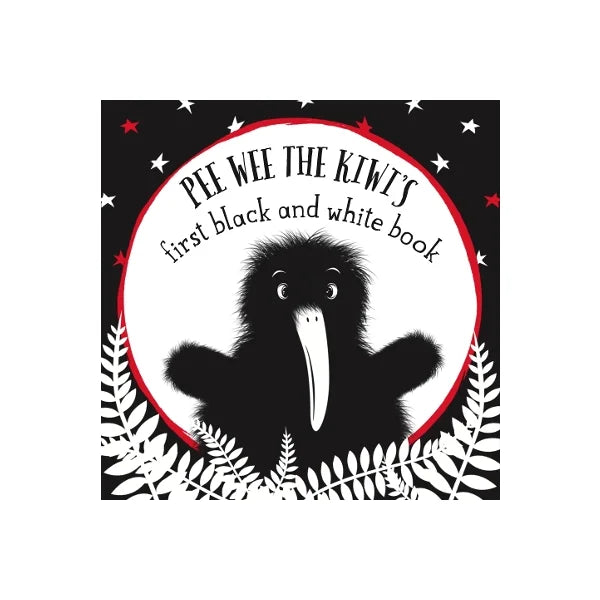 Pee Wee the Kiwi's First Black and White Book available at Bear & Moo