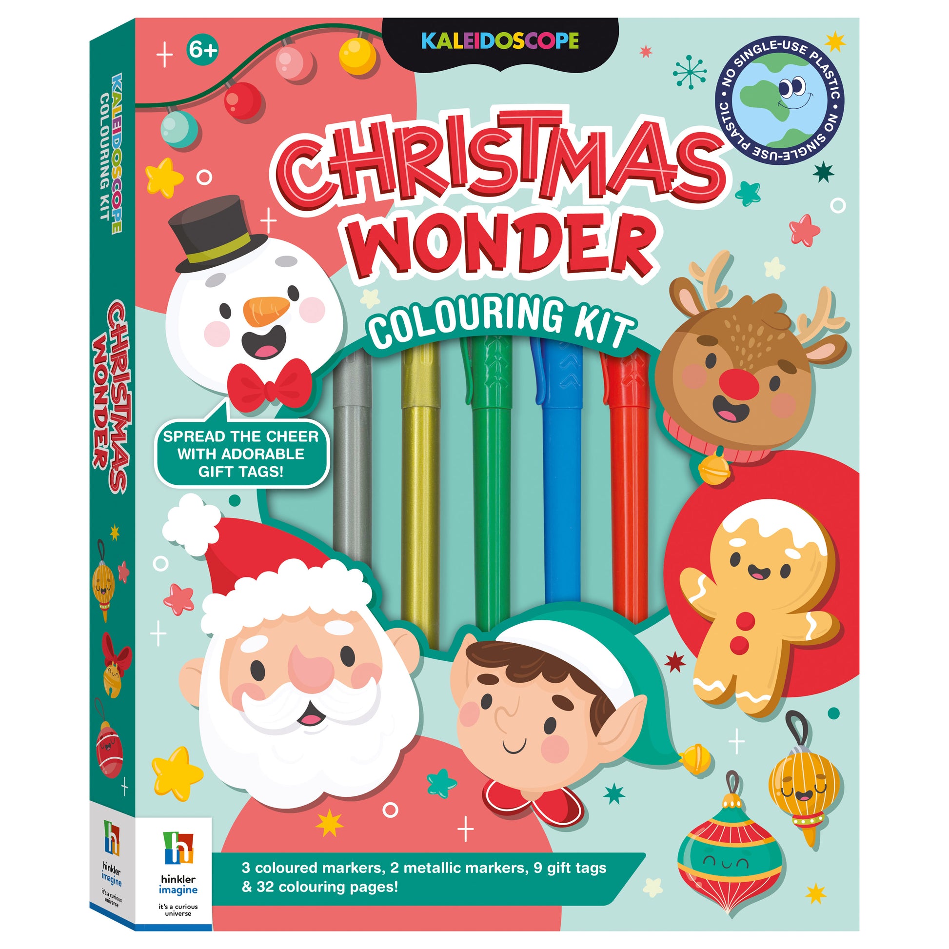 Hinkler  aChristmas Wonder Colouring Kit available at Bear & Moo