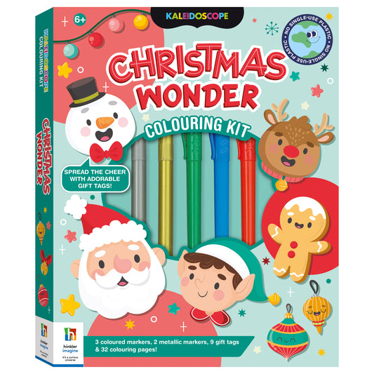 Hinkler  aChristmas Wonder Colouring Kit available at Bear & Moo