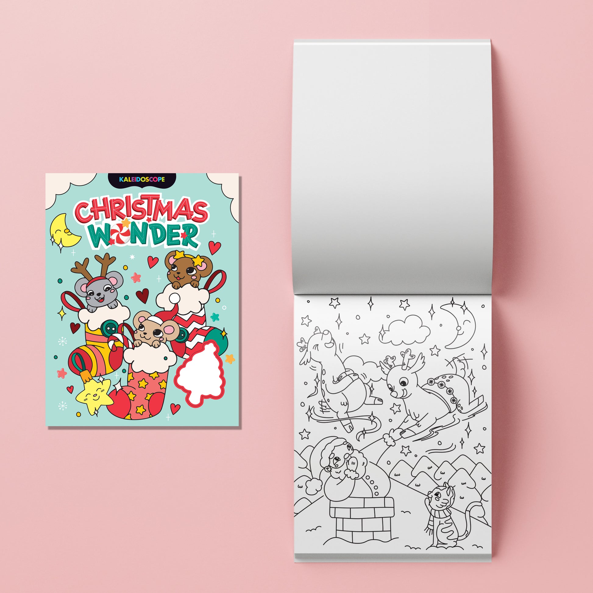 Hinkler  aChristmas Wonder Colouring Kit available at Bear & Moo