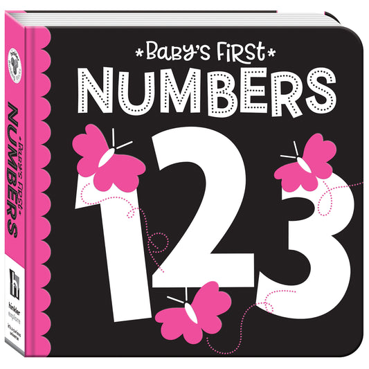 Hinkler Baby’s First High Contrast Neon Board Book | Numbers | available at Bear & Moo