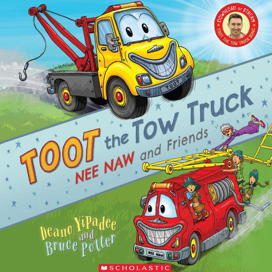 Toot the Tow Truck | Nee Naw & Friends available at Bear & Moo