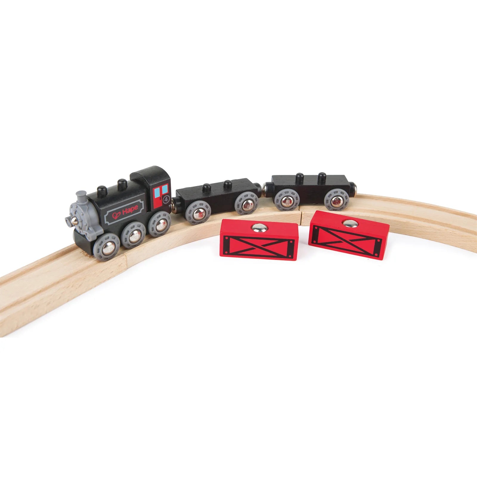 Hape Steam-Era Freight Train available at Bear & Moo