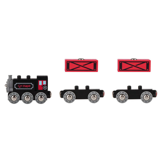 Hape Steam-Era Freight Train available at Bear & Moo