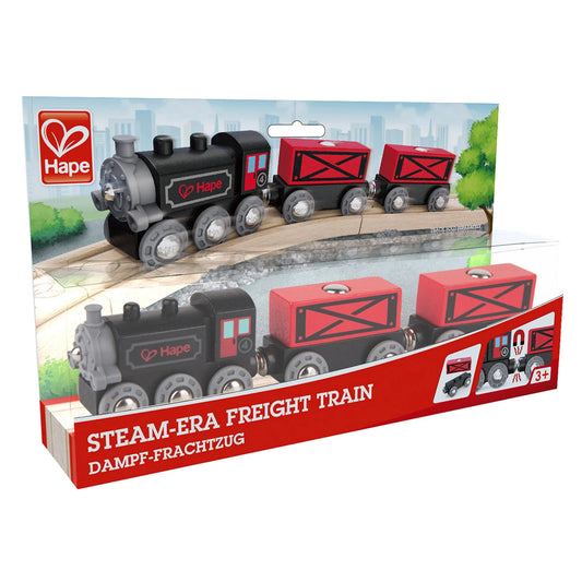 Hape Steam-Era Freight Train available at Bear & Moo