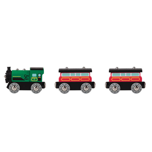 Hape Steam-Era Passenger Train available at Bear & Moo