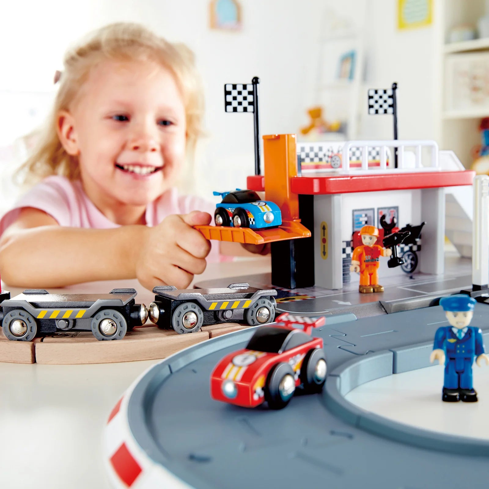 Hape Steam-Era Passenger Train available at Bear & Moo