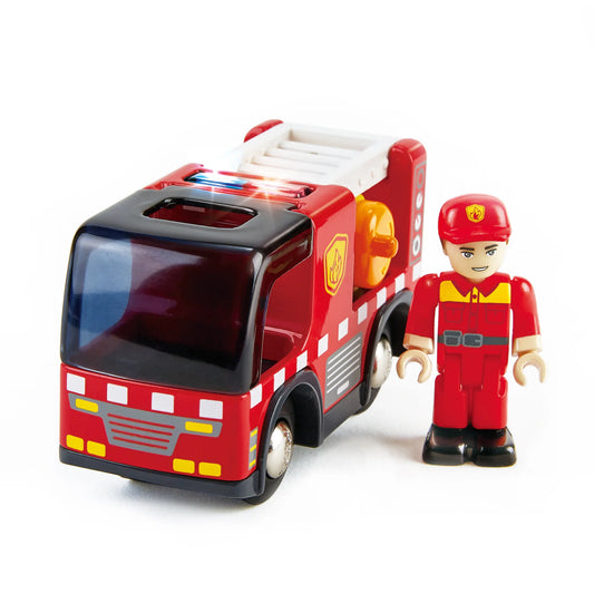 Hape Fire Truck with Siren available at Bear & Moo