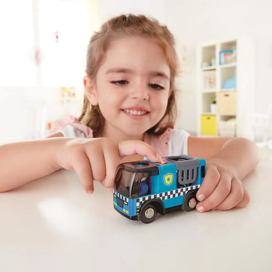 Hape Police Truck with Siren available at Bear & Moo