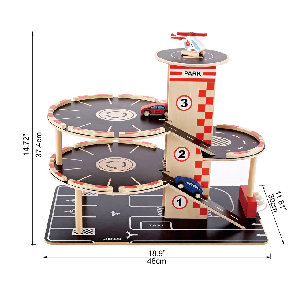 Hape Park and Go Garage available at Bear & Moo