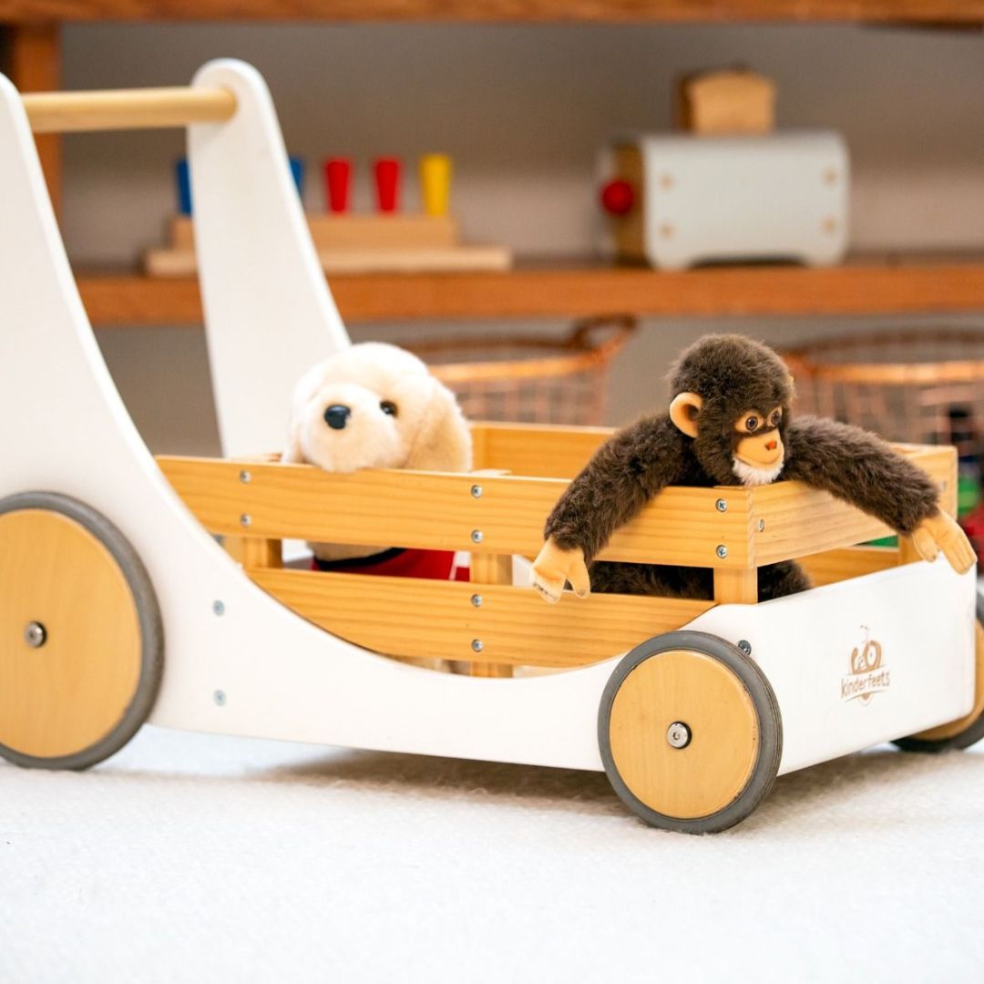 Kinderfeets Cargo Walker | Wooden Walker available at Bear & Moo