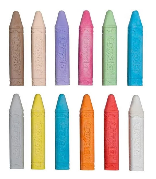 Crayola Washable Sidewalk Chalk Pack 12 available at Bear & Moo