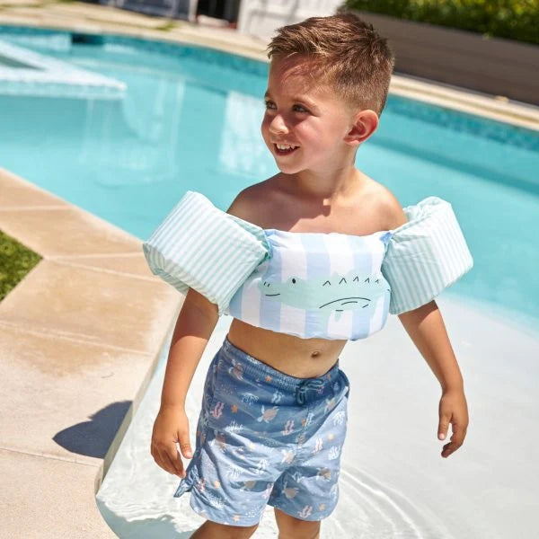 Swim Essentials Puddle Jumper Swim Vest in Crocodile print available at Bear & Moo