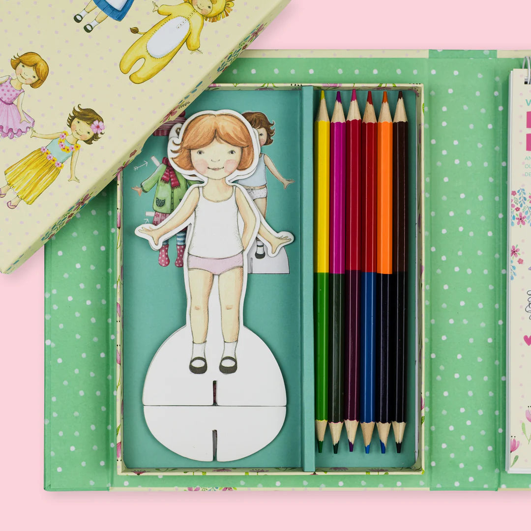 Tiger Tribe Paper Doll Kit | Vintage available at Bear & Moo