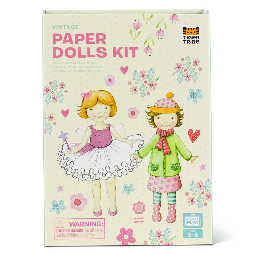 Tiger Tribe Paper Doll Kit | Vintage available at Bear & Moo