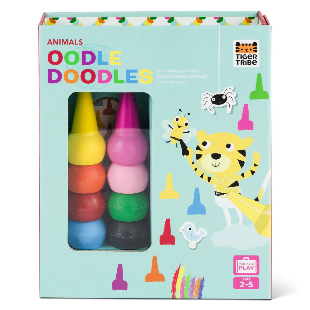 Tiger Tribe Oodle Doodle Crayon Set | Animals available at Bear & Moo