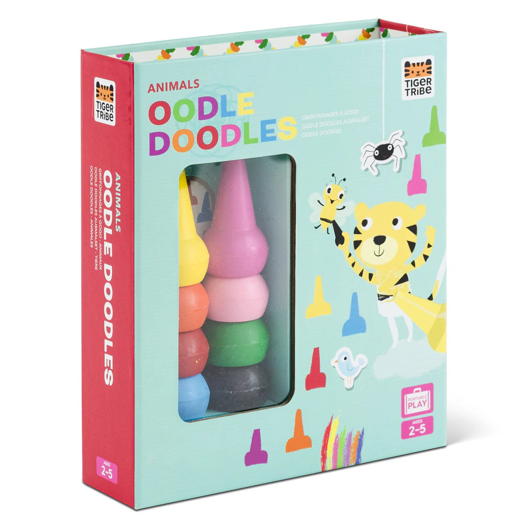 Tiger Tribe Oodle Doodle Crayon Set | Animals available at Bear & Moo