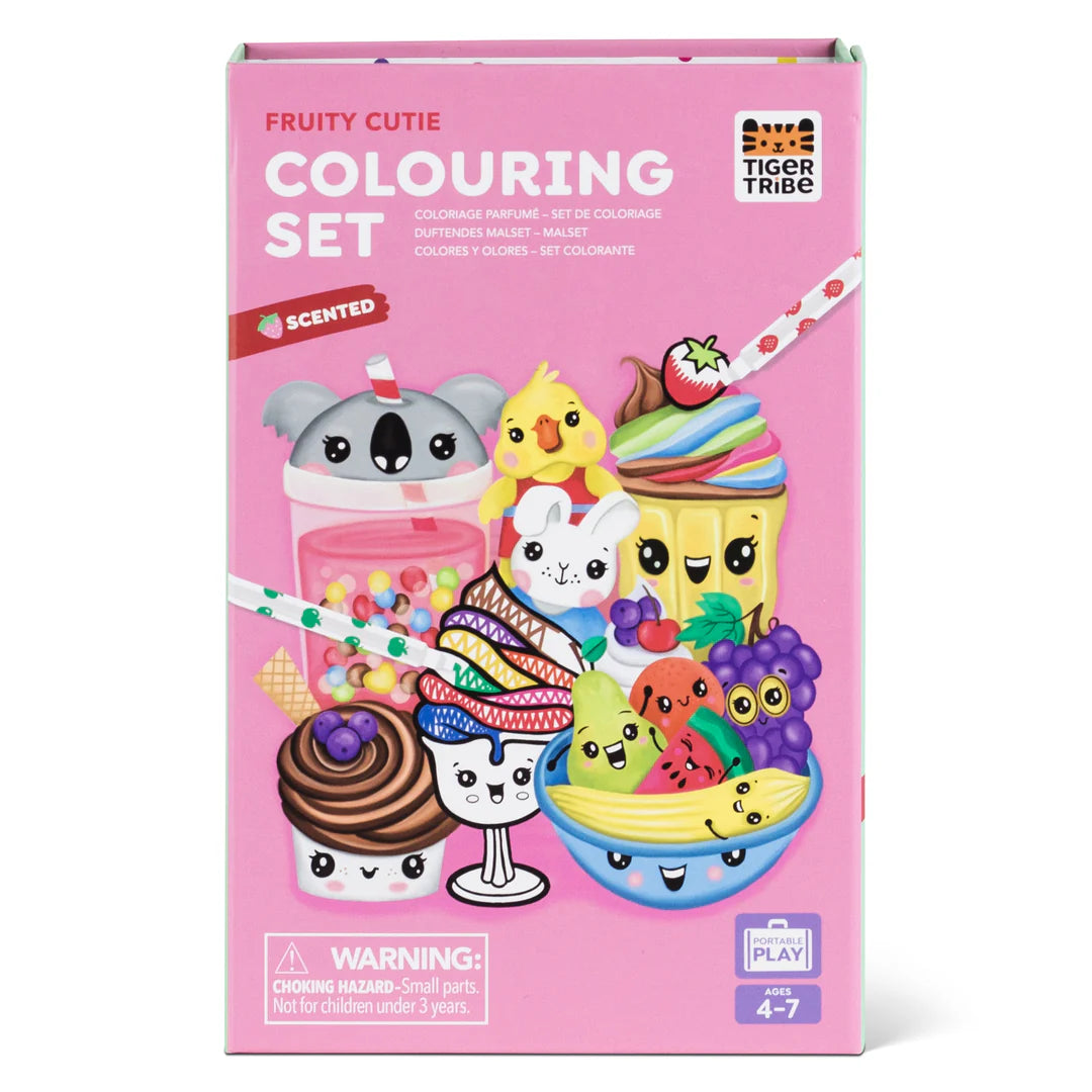 Tiger Tribe Scented Colouring | Fruity Cutie available at Bear & Moo