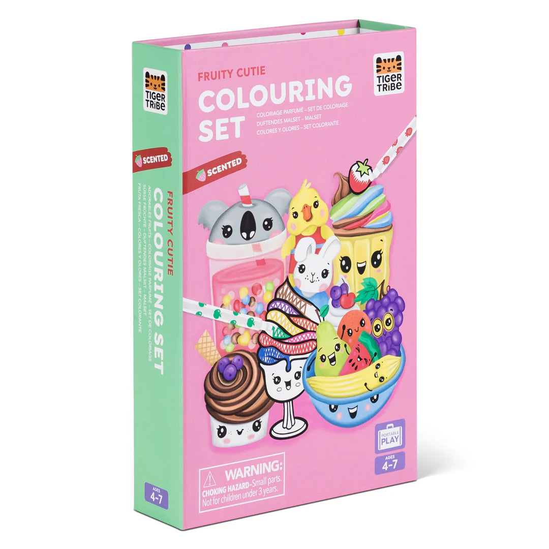 Tiger Tribe Scented Colouring | Fruity Cutie available at Bear & Moo