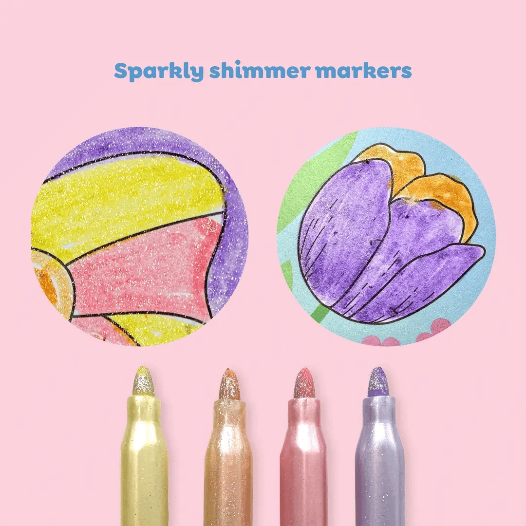 Shimmer Colouring Set | Little Fairy Land available at Bear & Moo