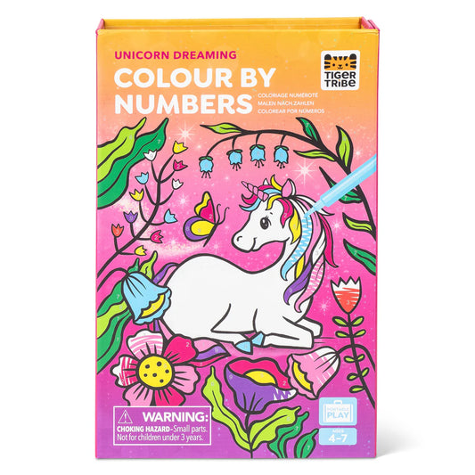 Tiger Tribe Colour By Numbers | Unicorn Dreaming available at Bear & Moo