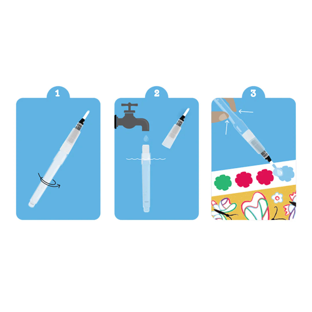 Tiger Tribe Paint A Picture Set | Butterflies & Flowers available at Bear & Moo