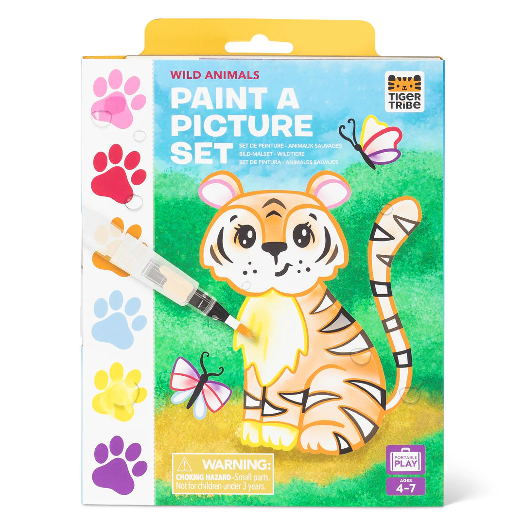Tiger Tribe Paint A Picture Set | Wild Animals available at Bear & Moo