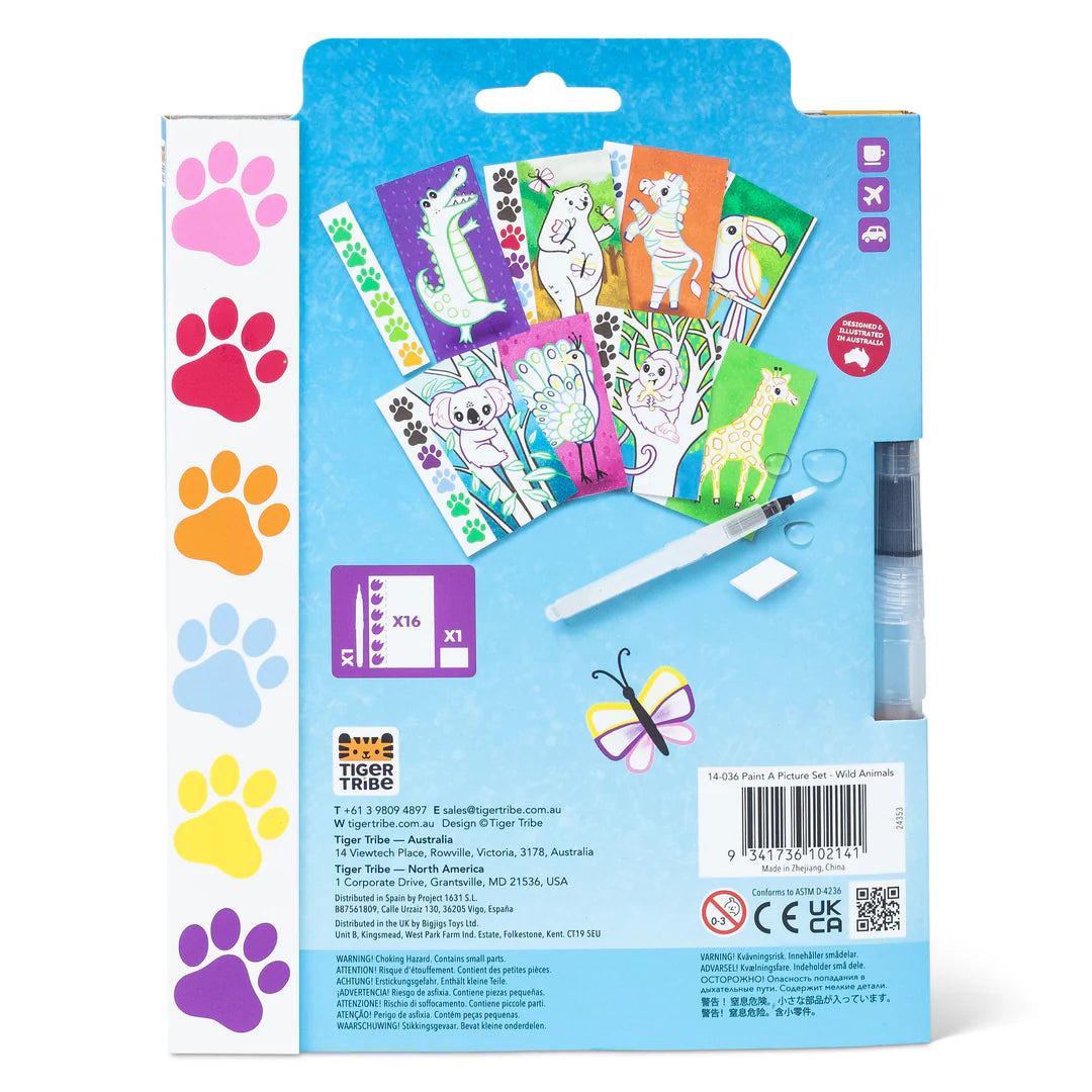 Tiger Tribe Paint A Picture Set | Wild Animals available at Bear & Moo