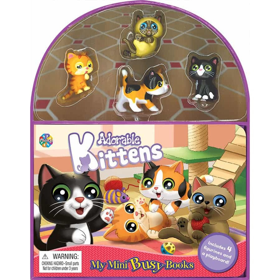 Phidal My Mini Busy Books | Adorable Kittens available at Bear & Moo