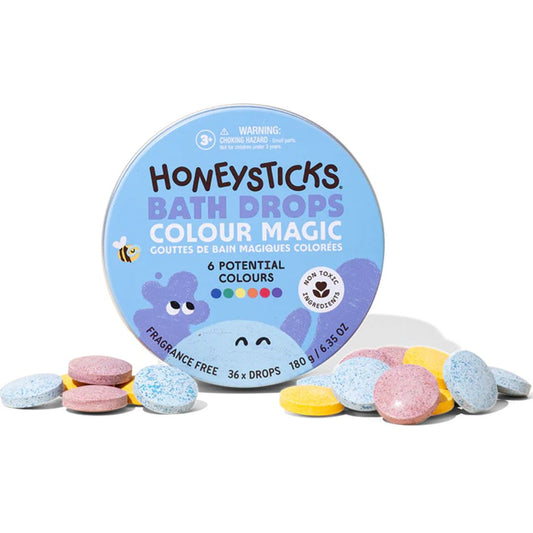 Honeysticks Bath Colour Drops available at Bear & Moo