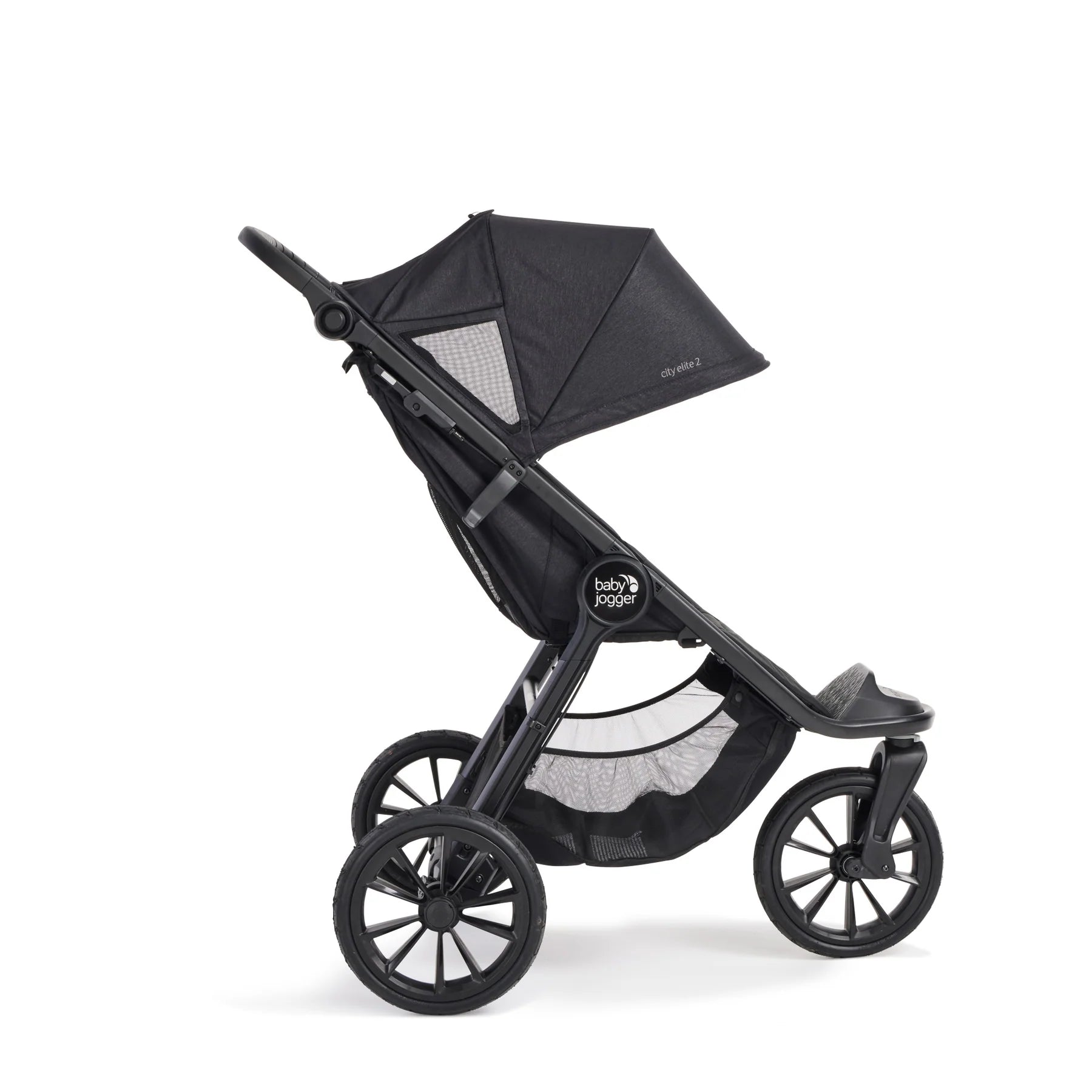 Baby Jogger City Elite 2 Pram in Opulent Black available at Bear & Moo