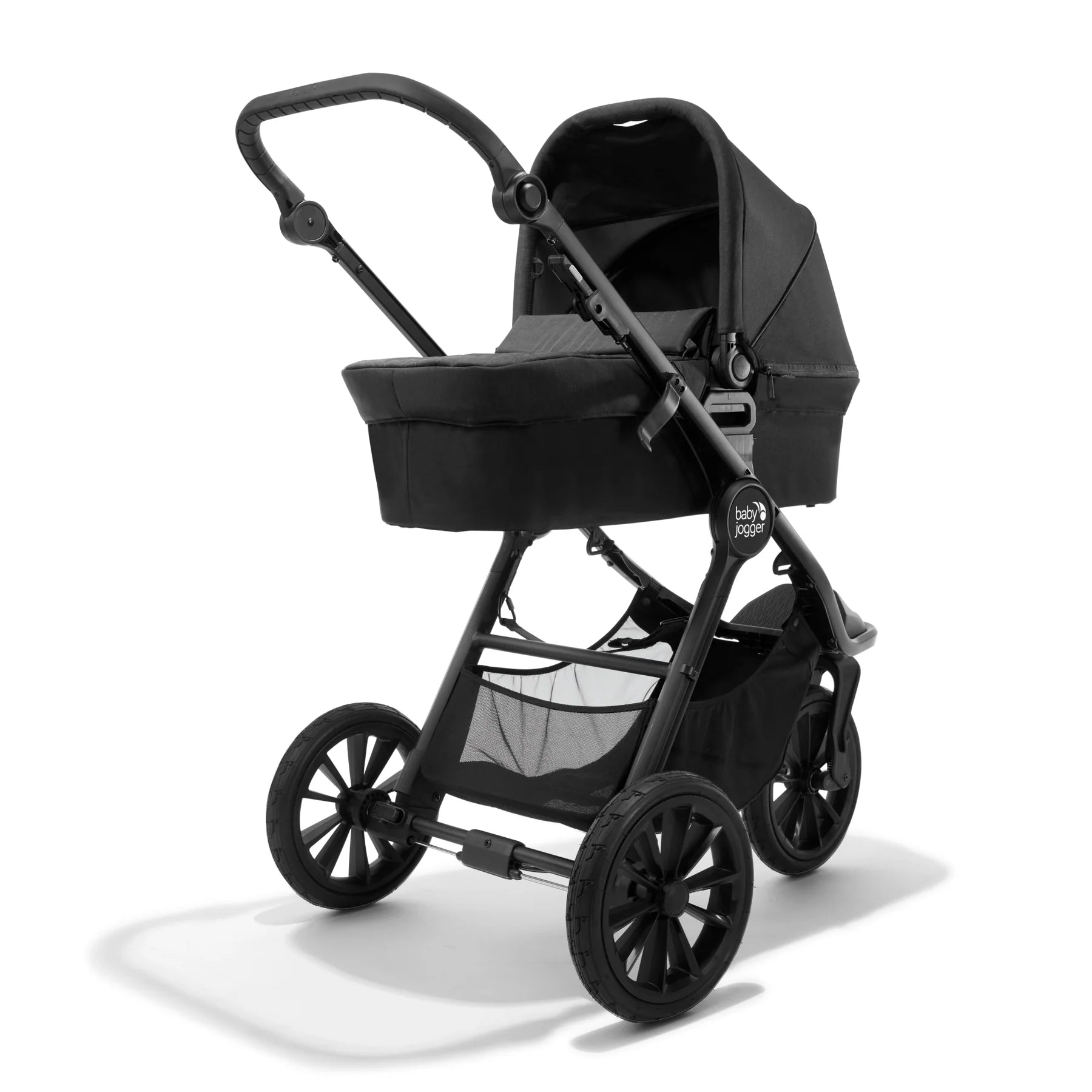 Baby Jogger City Mini GT2/City Elite 2 Bassinet in Opulent Black available at Bear & Moo