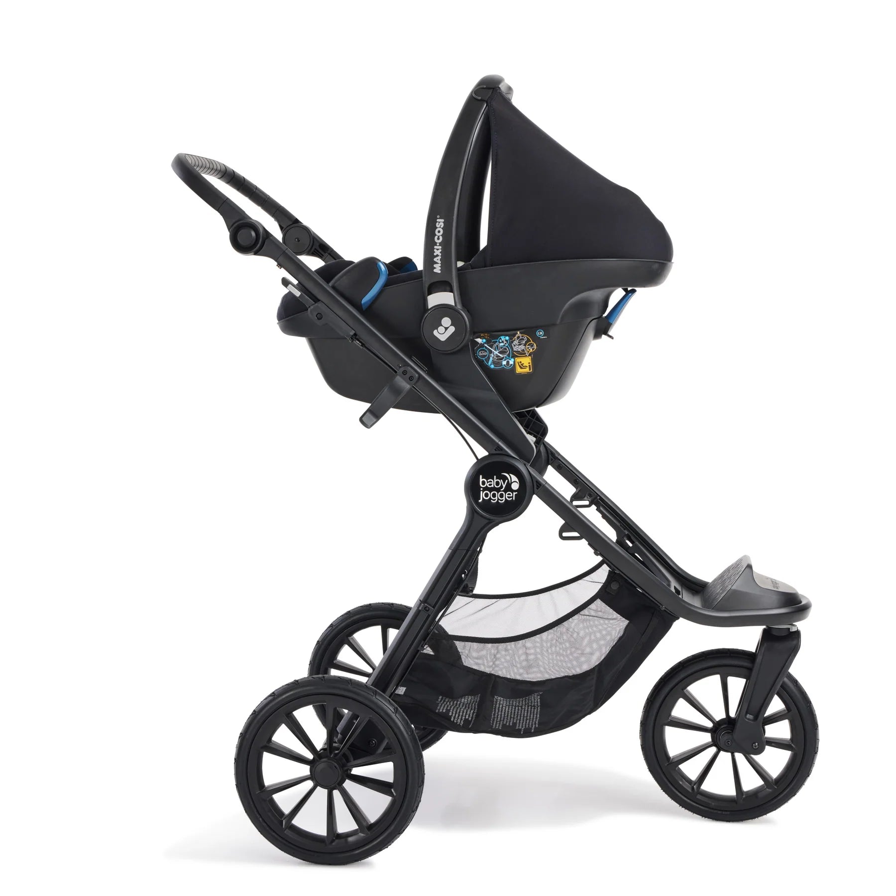 Baby Jogger City Elite 2 Pram in Opulent Black available at Bear & Moo