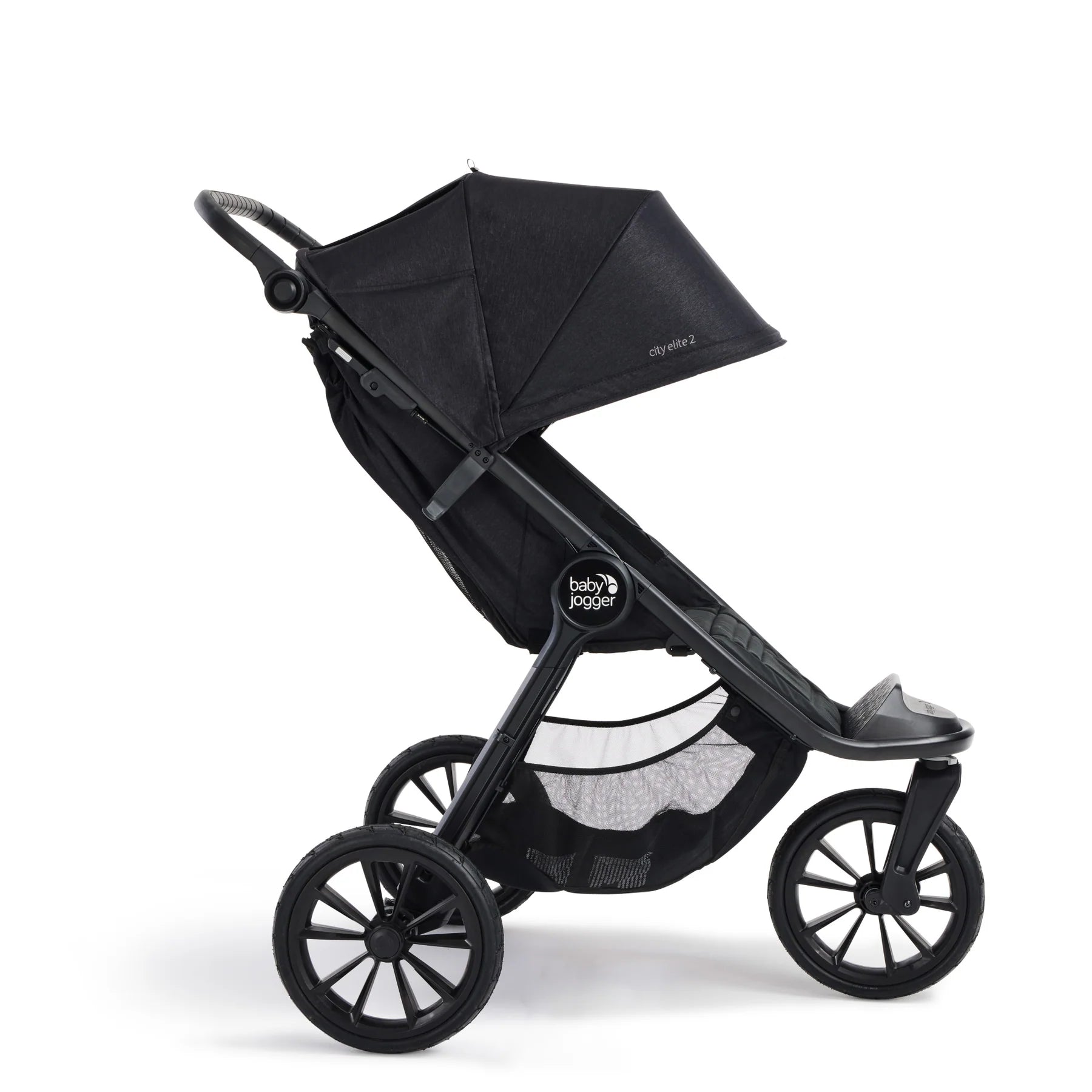 Baby Jogger City Elite 2 Pram in Opulent Black available at Bear & Moo