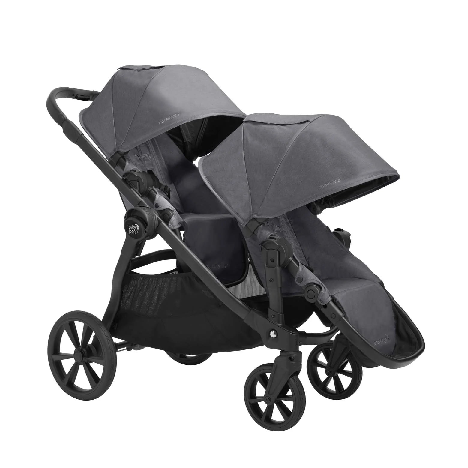 Baby Jogger City Select 2 Eco Second Seat in Harbor Grey available at Bear & Moo