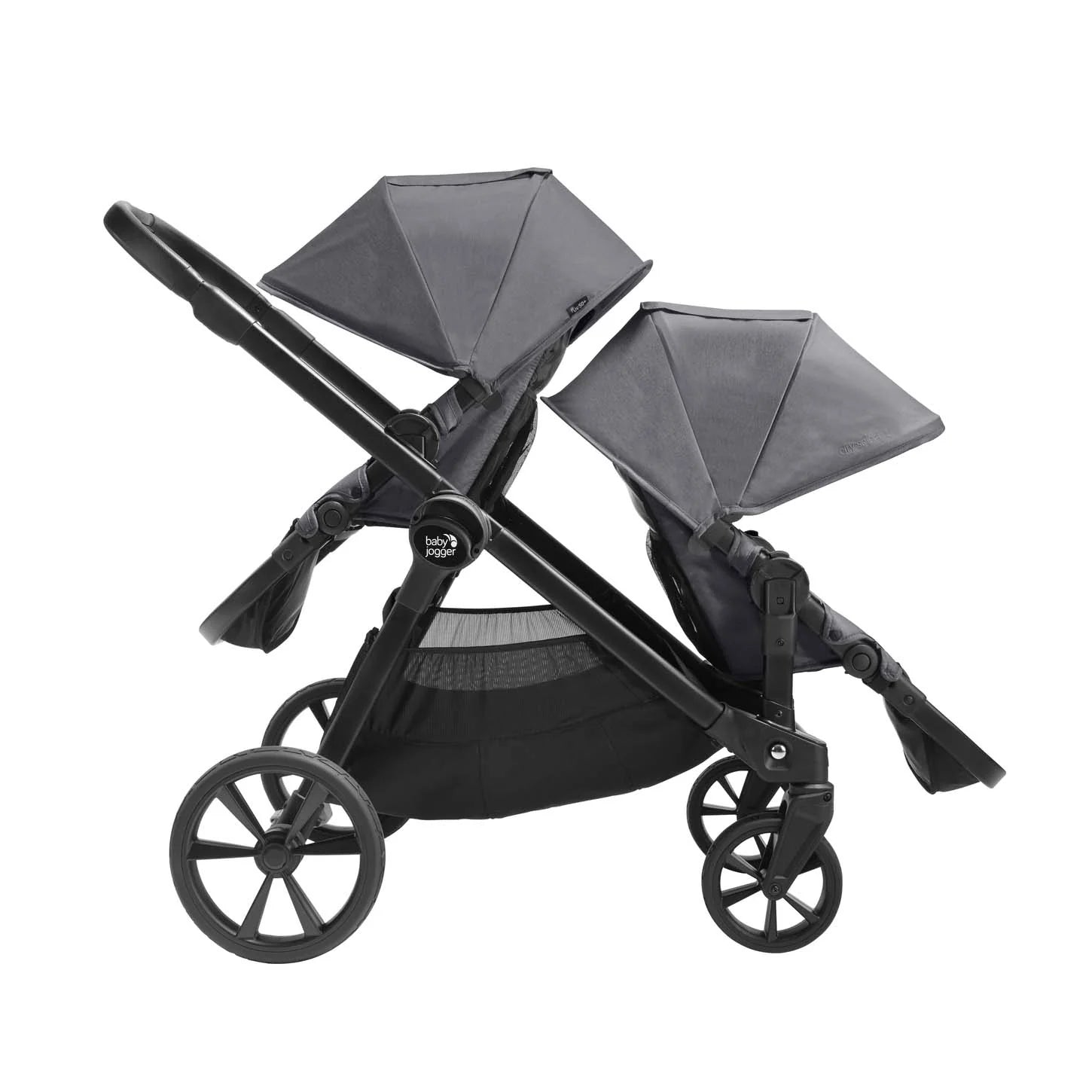 Baby Jogger City Select 2 Eco Second Seat in Harbor Grey available at Bear & Moo