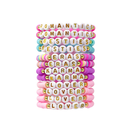 Pink Poppy Romantics Friendship Bracelets available at Bear & Moo