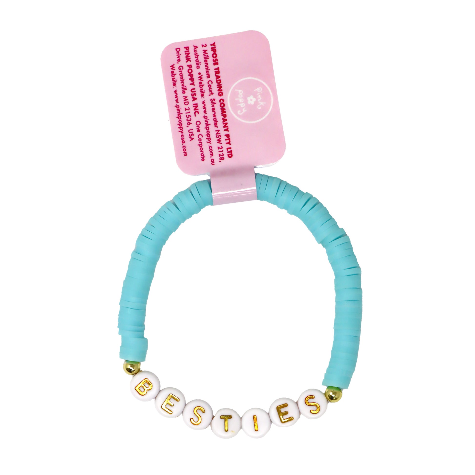 Pink Poppy Romantics Friendship Bracelets available at Bear & Moo