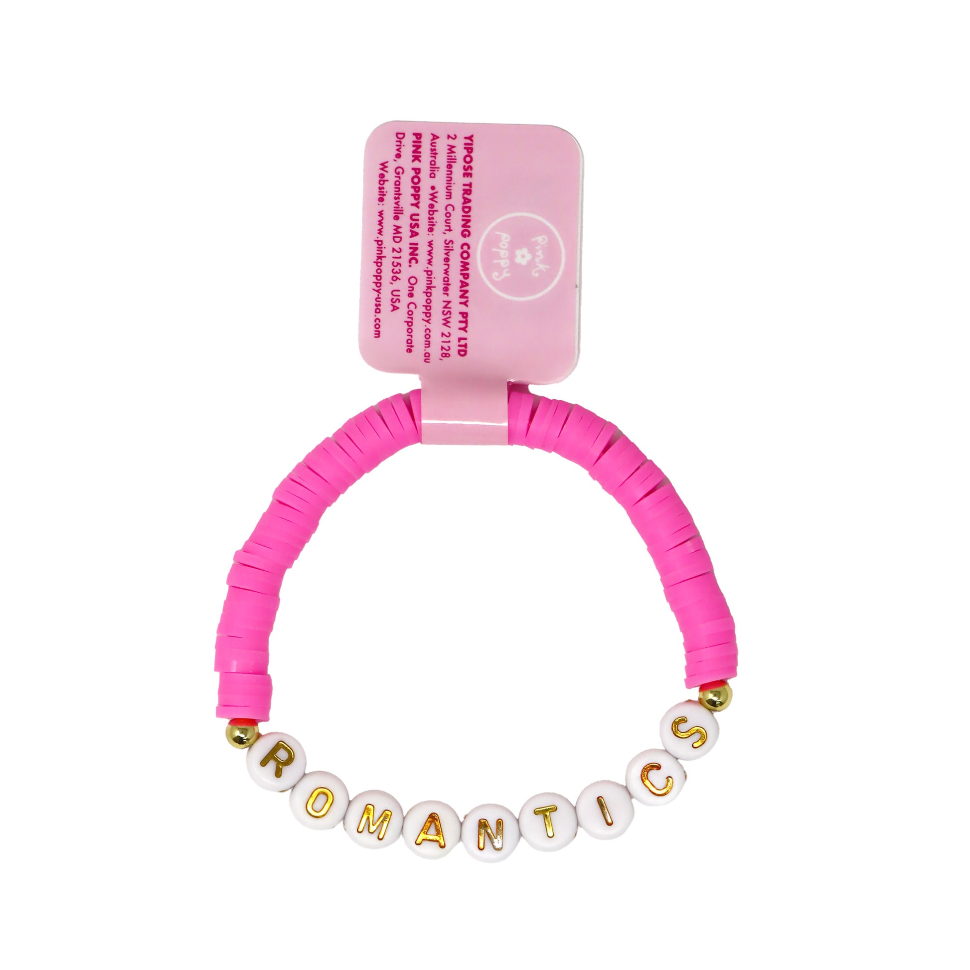 Pink Poppy Romantics Friendship Bracelets available at Bear & Moo