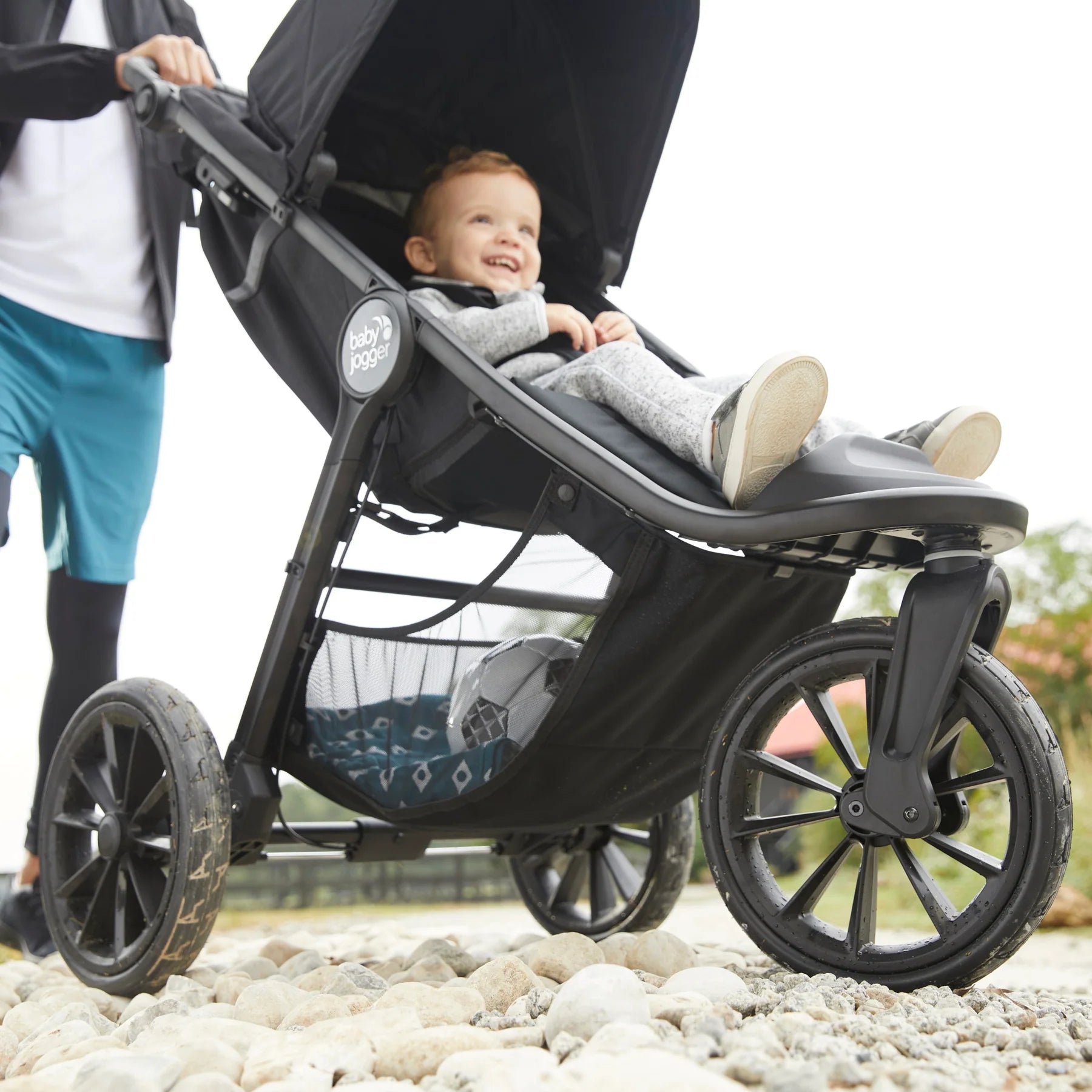 Baby Jogger City Elite 2 Pram in Opulent Black available at Bear & Moo